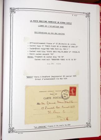 1798-1933, MARITIME : Collection spécialisée et superbement