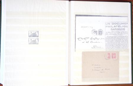1810-1950, Divers en un classeur dont colis postaux,