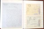 1810-1950, Divers en un classeur dont colis postaux,