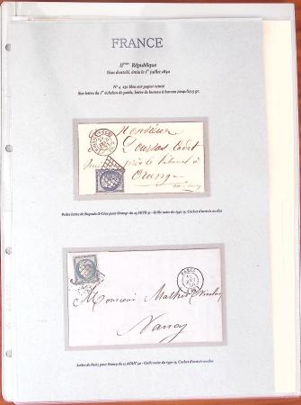1849-80, Bel ensemble de 27 lettres ainsi que divers