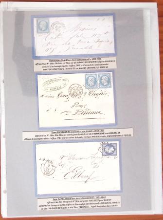 1849-80, Bel ensemble de 27 lettres ainsi que divers