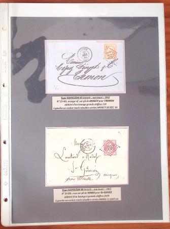 1849-80, Bel ensemble de 27 lettres ainsi que divers