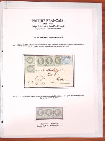 1849-80, Bel ensemble de 27 lettres ainsi que divers