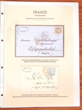 1849-80, Bel ensemble de 27 lettres ainsi que divers