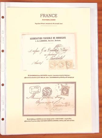 1849-80, Bel ensemble de 27 lettres ainsi que divers