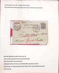 1896-1920, Diverses cartes et lettres dont 9 avec affranchissement