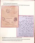 1896-1920, Diverses cartes et lettres dont 9 avec affranchissement
