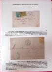 1871-1945, Collection d'histoire postale comprenant 45 lettres
