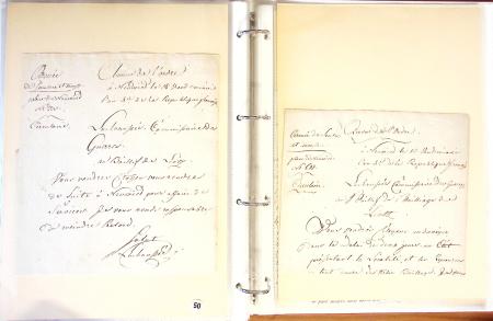 1800-16, Divers courriers militaires