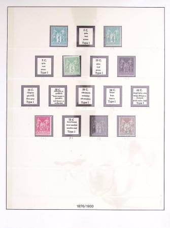 1849-1900 Bel ensemble de neufs certains sans charnière