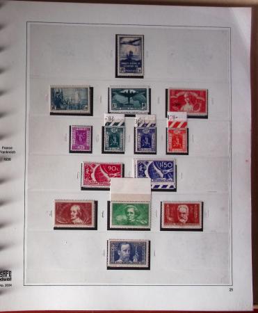 1849-1944, Belle collection de France neuve en album