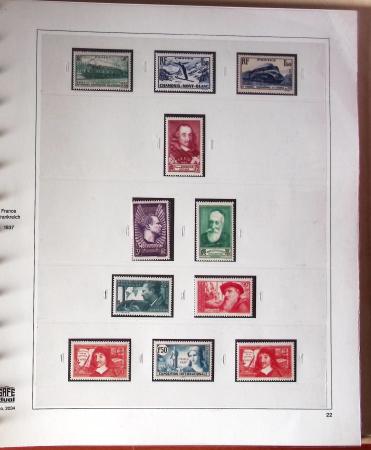 1849-1944, Belle collection de France neuve en album