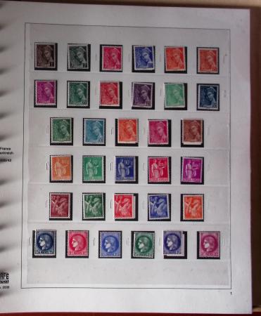 1849-1944, Belle collection de France neuve en album