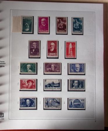 1849-1944, Belle collection de France neuve en album
