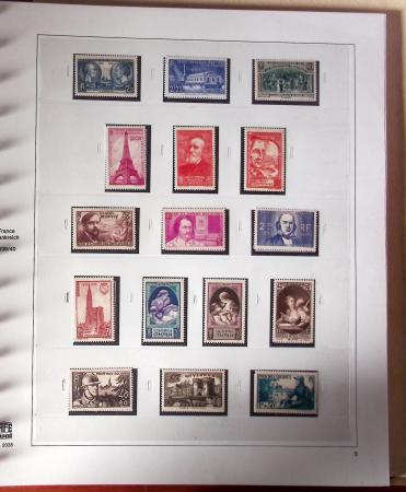 1849-1944, Belle collection de France neuve en album