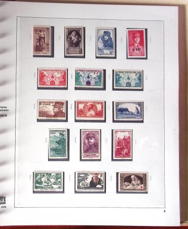 1849-1944, Belle collection de France neuve en album