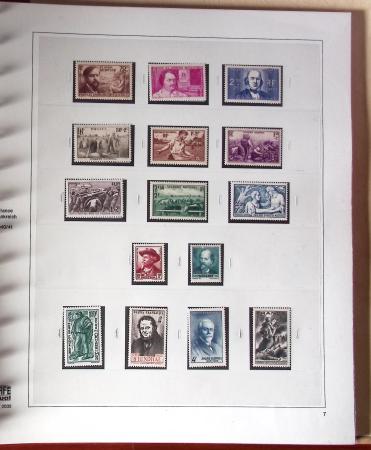 1849-1944, Belle collection de France neuve en album