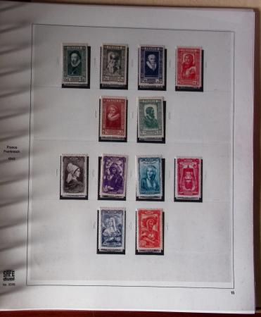 1849-1944, Belle collection de France neuve en album