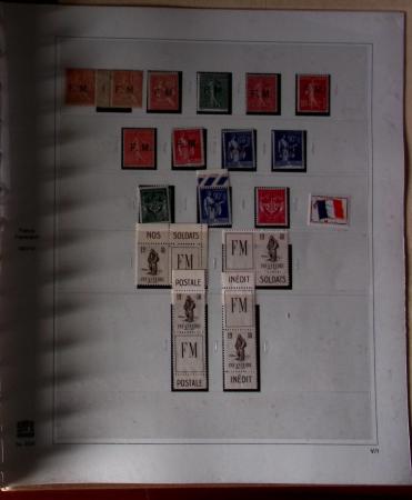 1849-1944, Belle collection de France neuve en album