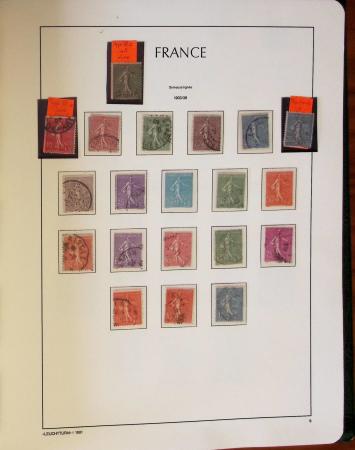 1849-2020, Collection de FRANCE en 12 albums Leuchtturm,