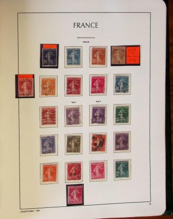 1849-2020, Collection de FRANCE en 12 albums Leuchtturm,