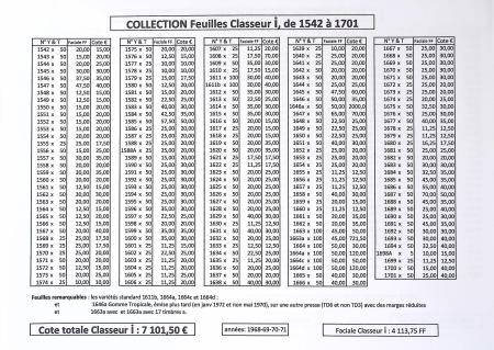1960-1999 Importante et exceptionnelle collection de