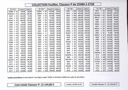 1960-1999 Importante et exceptionnelle collection de