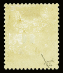 N°34a 10 sur 10c surcharge bleu pâle, neuf *, TB