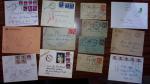 1840-1970, Important ensemble de lettres sélectionnées