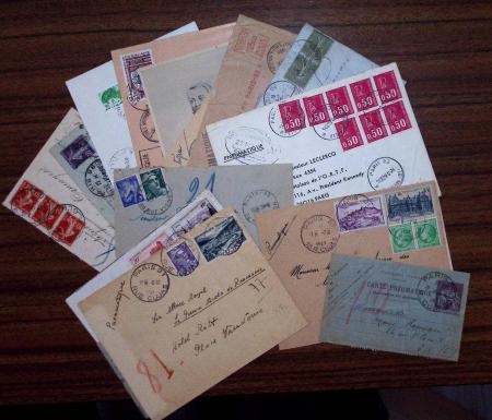 1840-1970, Important ensemble de lettres sélectionnées