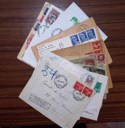 1840-1970, Important ensemble de lettres sélectionnées