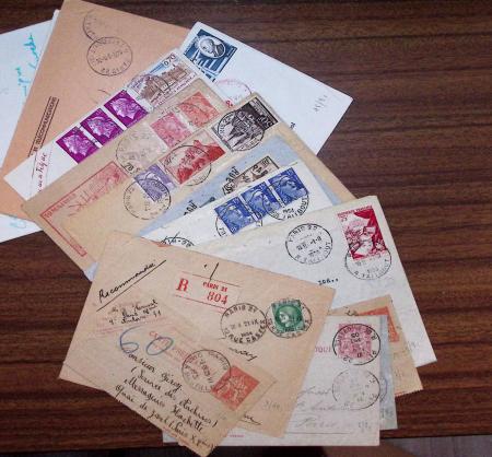 1840-1970, Important ensemble de lettres sélectionnées