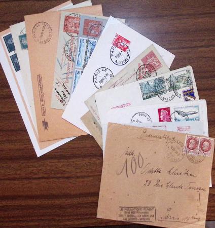 1840-1970, Important ensemble de lettres sélectionnées