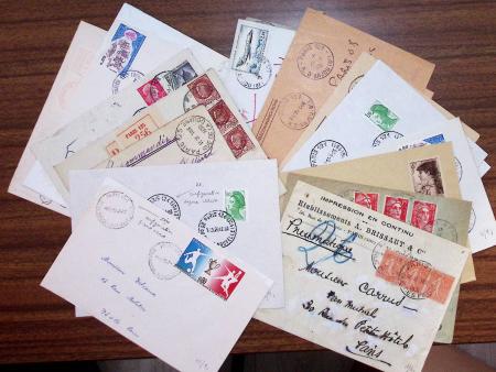 1840-1970, Important ensemble de lettres sélectionnées