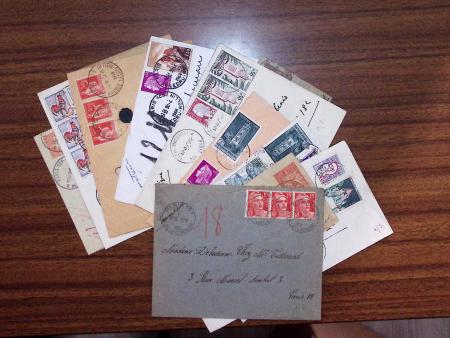1840-1970, Important ensemble de lettres sélectionnées