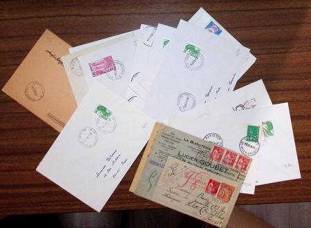 1840-1970, Important ensemble de lettres sélectionnées