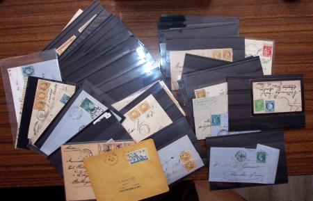 1840-1970, Important ensemble de lettres sélectionnées