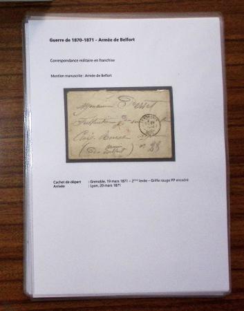1840-1970, Important ensemble de lettres sélectionnées