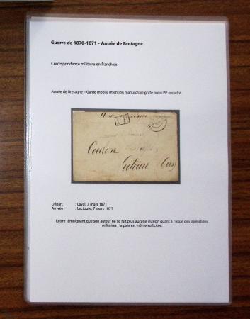 1840-1970, Important ensemble de lettres sélectionnées