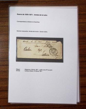 1840-1970, Important ensemble de lettres sélectionnées