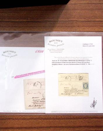 1840-1970, Important ensemble de lettres sélectionnées