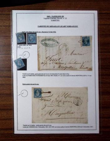 1840-1970, Important ensemble de lettres sélectionnées