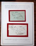 1840-1970, Important ensemble de lettres sélectionnées