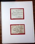 1840-1970, Important ensemble de lettres sélectionnées