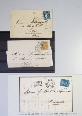 1849-1900, Importante collection d'oblitérations de