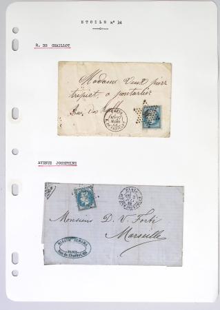 1849-1900, Importante collection d'oblitérations de