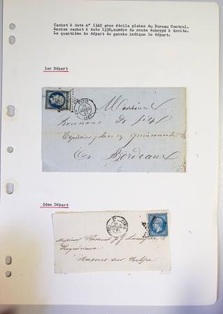 1849-1900, Importante collection d'oblitérations de