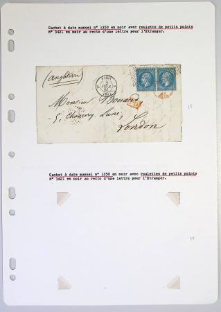 1849-1900, Importante collection d'oblitérations de