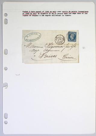 1849-1900, Importante collection d'oblitérations de