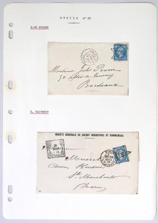 1849-1900, Importante collection d'oblitérations de
